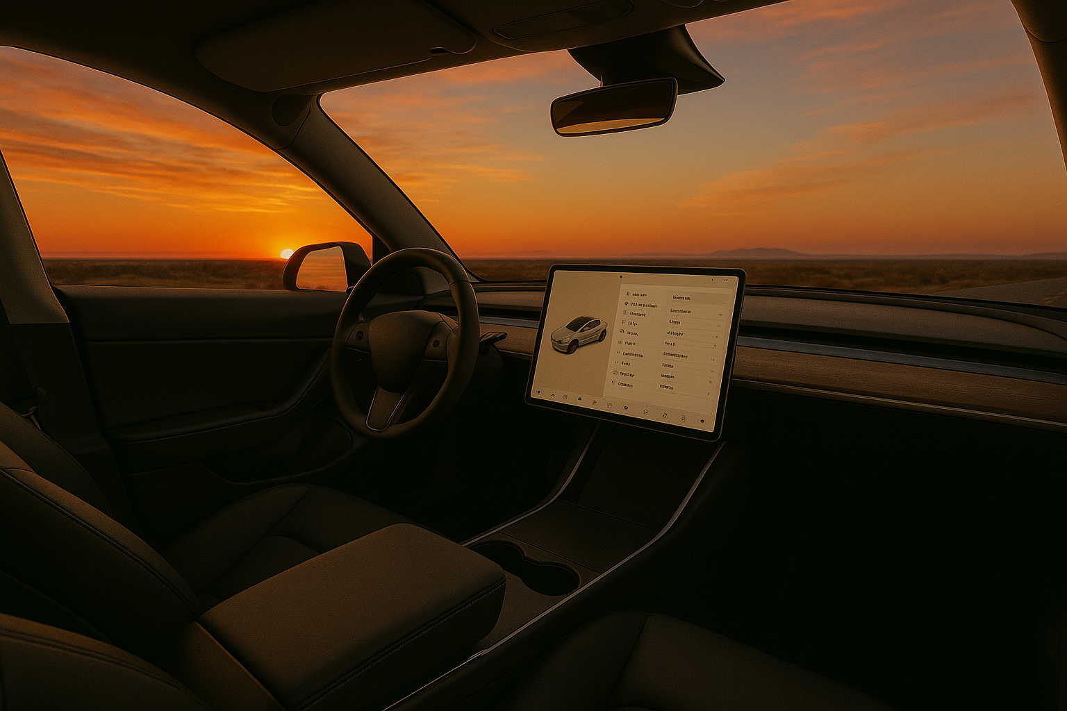 Model 3 - Accessoires intérieurs