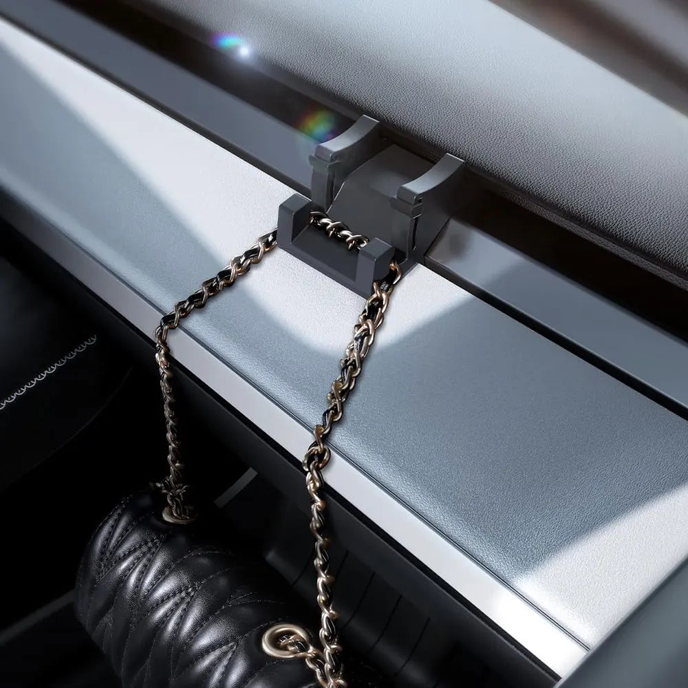 Support téléphone et lunettes en silicone pour Tesla Model Y 2020-2025 et Model 3 2017-2025