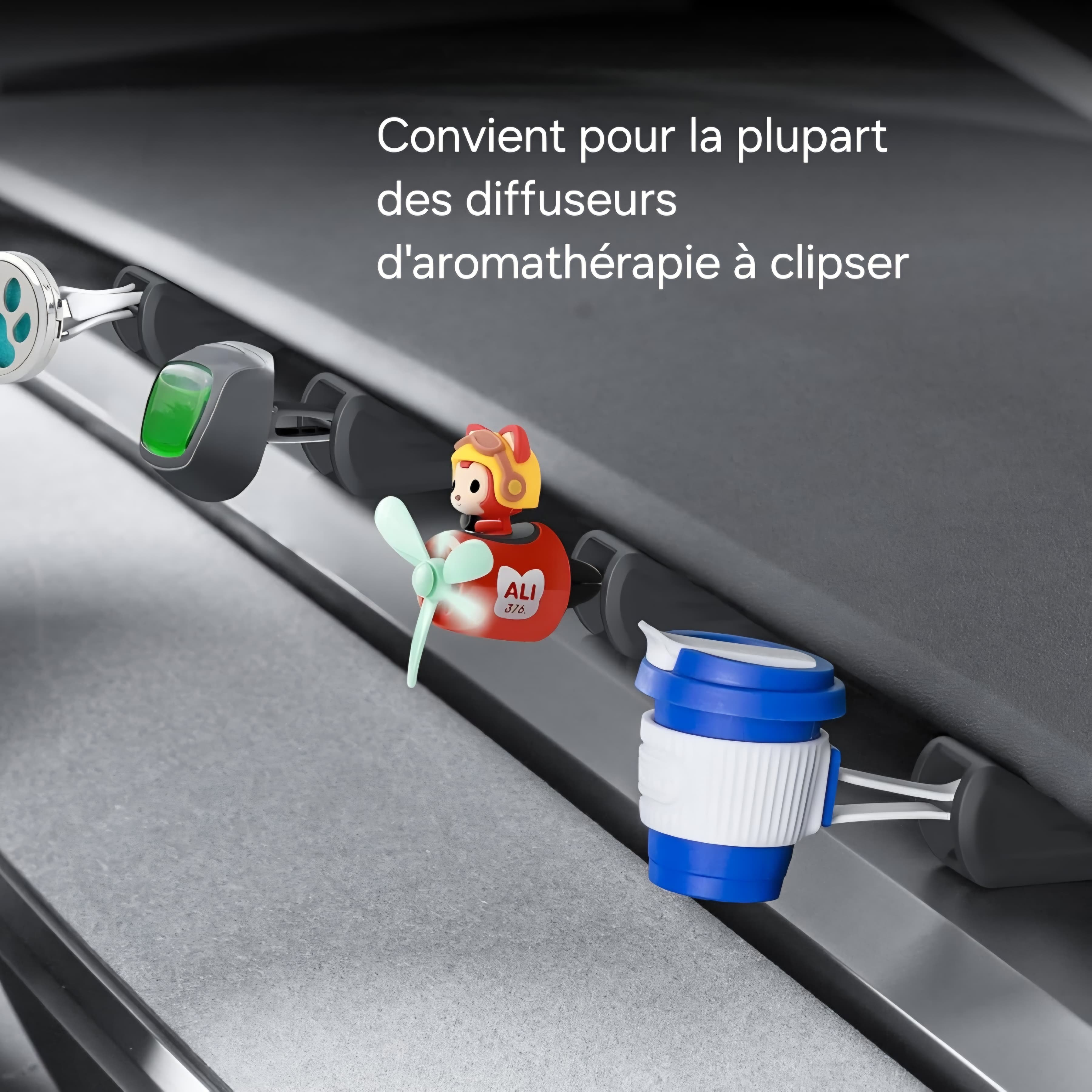 Adaptateurs de désodorisant et parfum pour Model Y, Juniper, Model 3 et Highland de 2017 à aujourd'hui