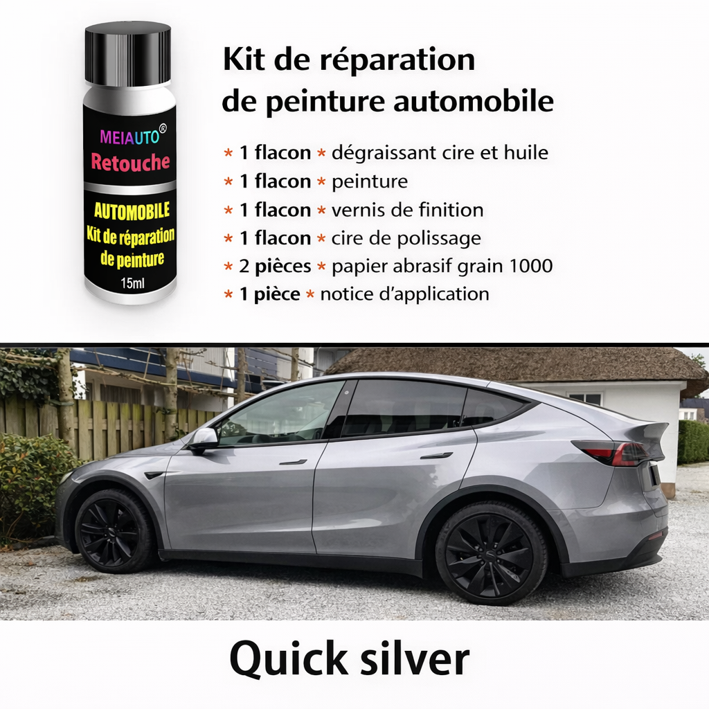 Kit complet de réparation / retouche peintures Tesla